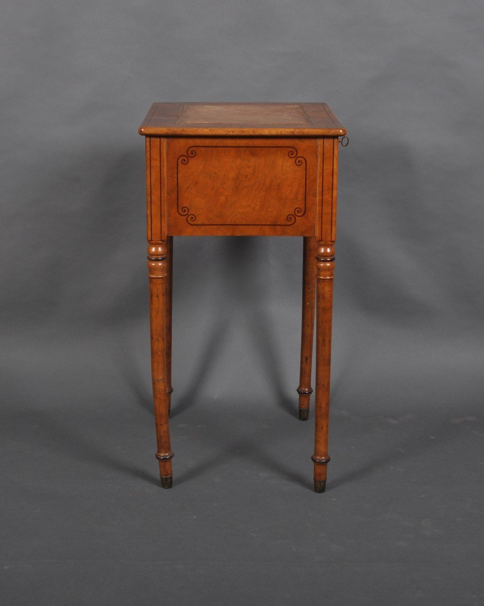 Charles X Period Coffee Table Or Bedside Table In Ash-photo-3