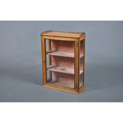 Charles X Period Wall Cabinet In Maple.