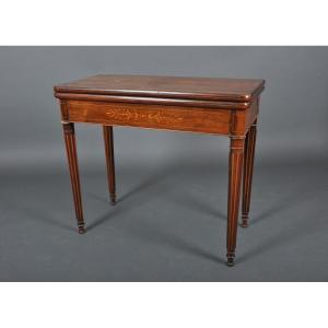 Charles X Period Game Table In Rosewood