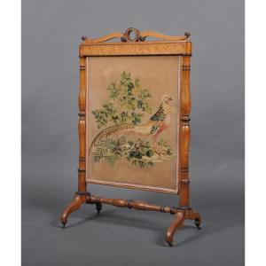 Charles X Period Fireplace Screen Or Fireplace In Maple