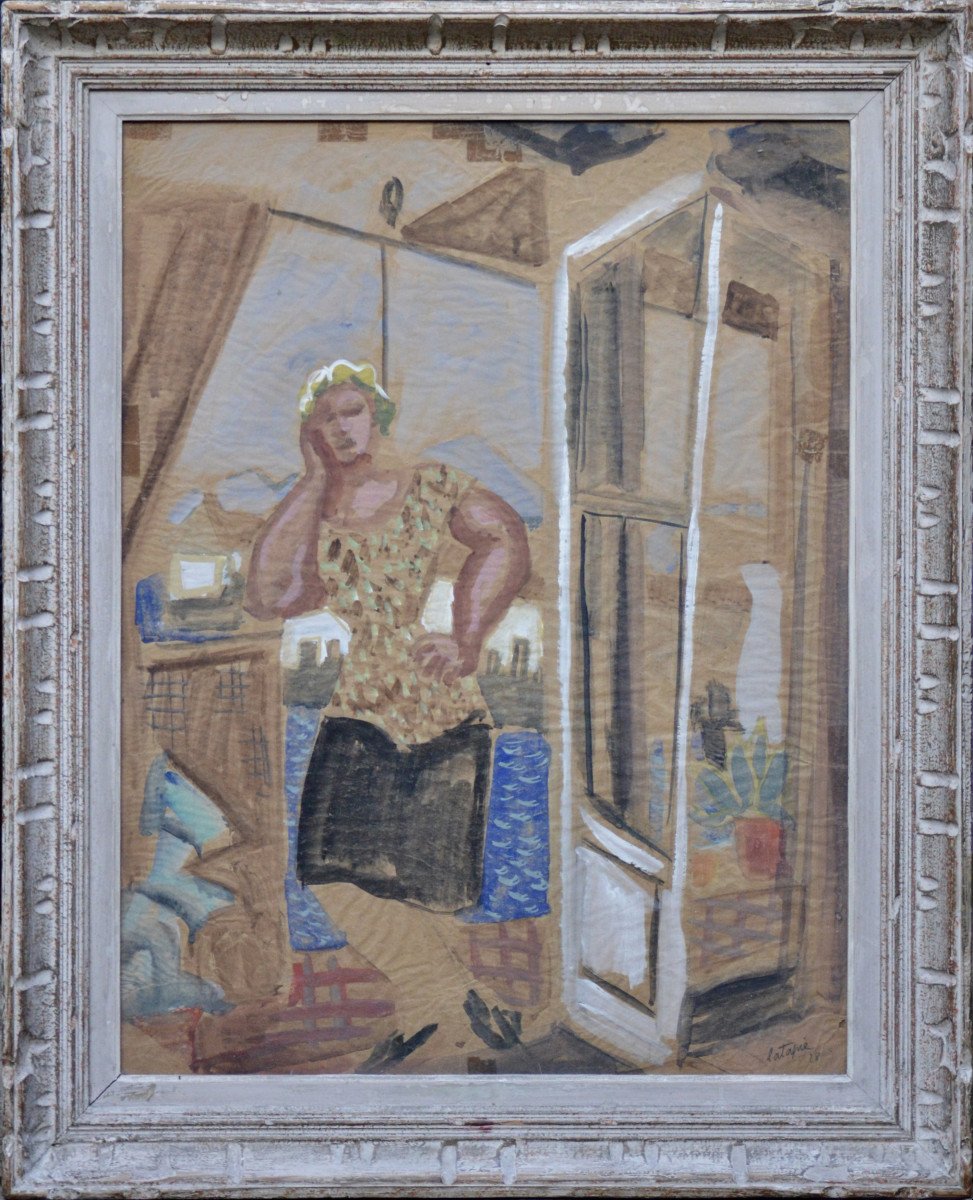 Louis Latapie 1891-1972. "woman At The Window."