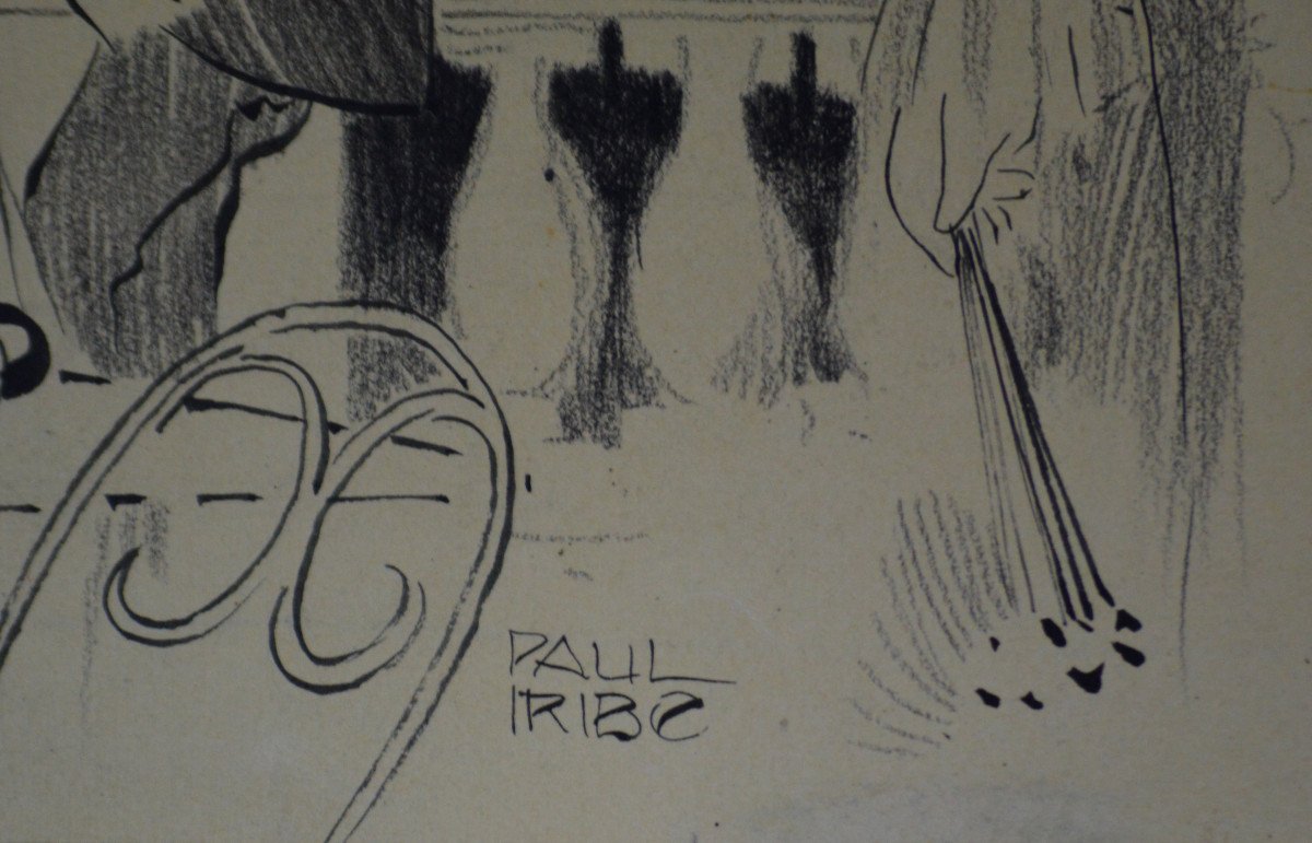 Paul Iribe 1883-1935. "flirt."-photo-3