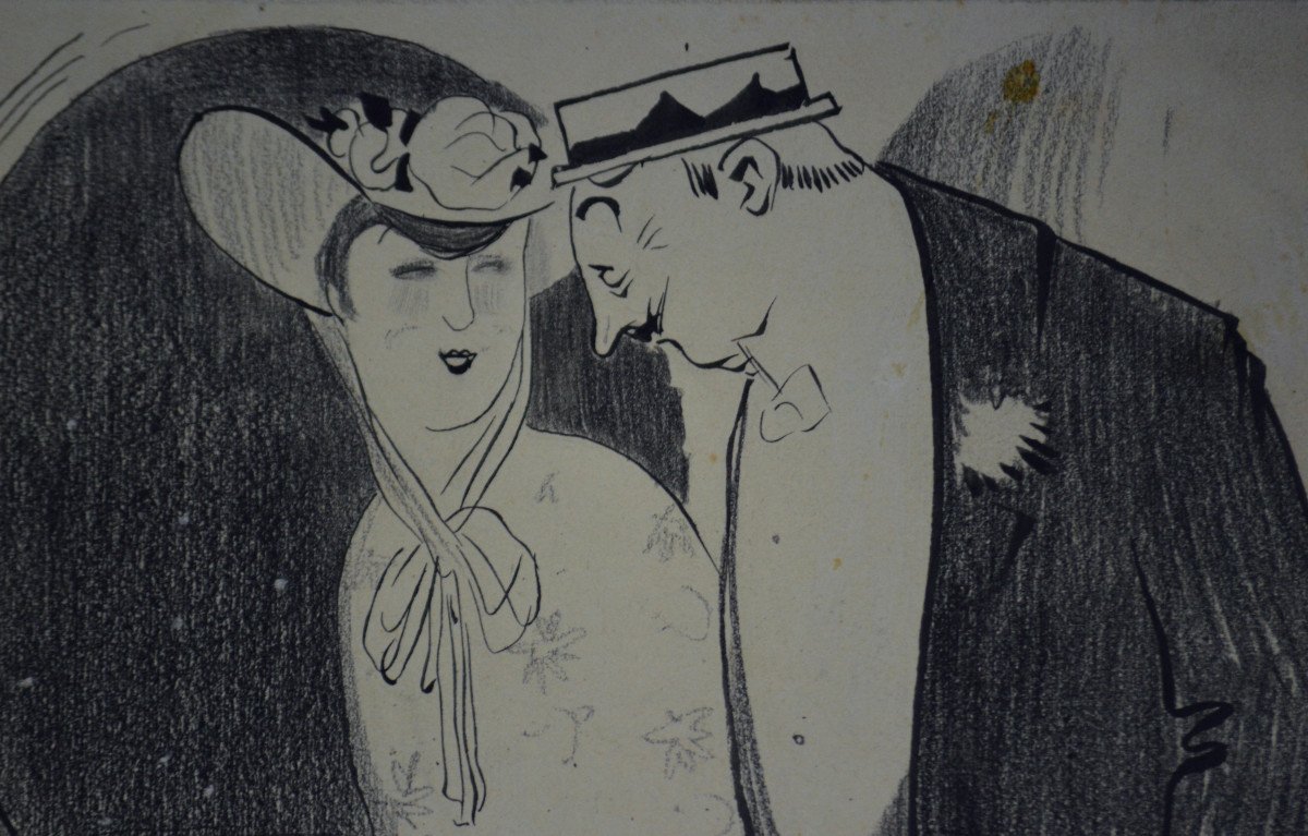 Paul Iribe 1883-1935. "flirt."-photo-2