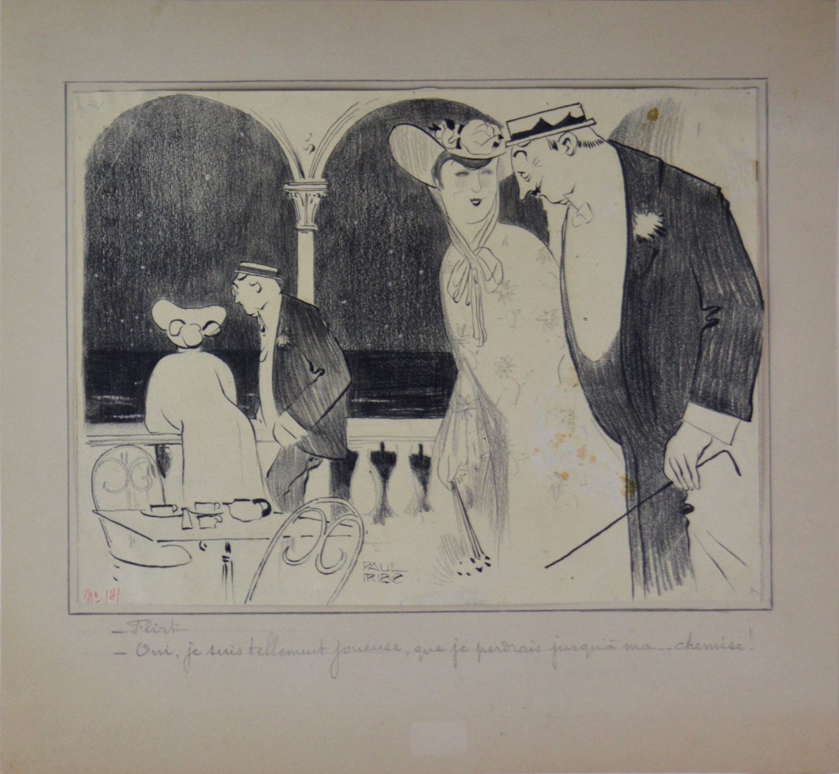 Paul Iribe 1883-1935. "flirt."