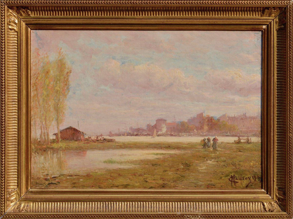 Charles Malfroy 1862-1918. "Vue de Chantenay à Nantes."
