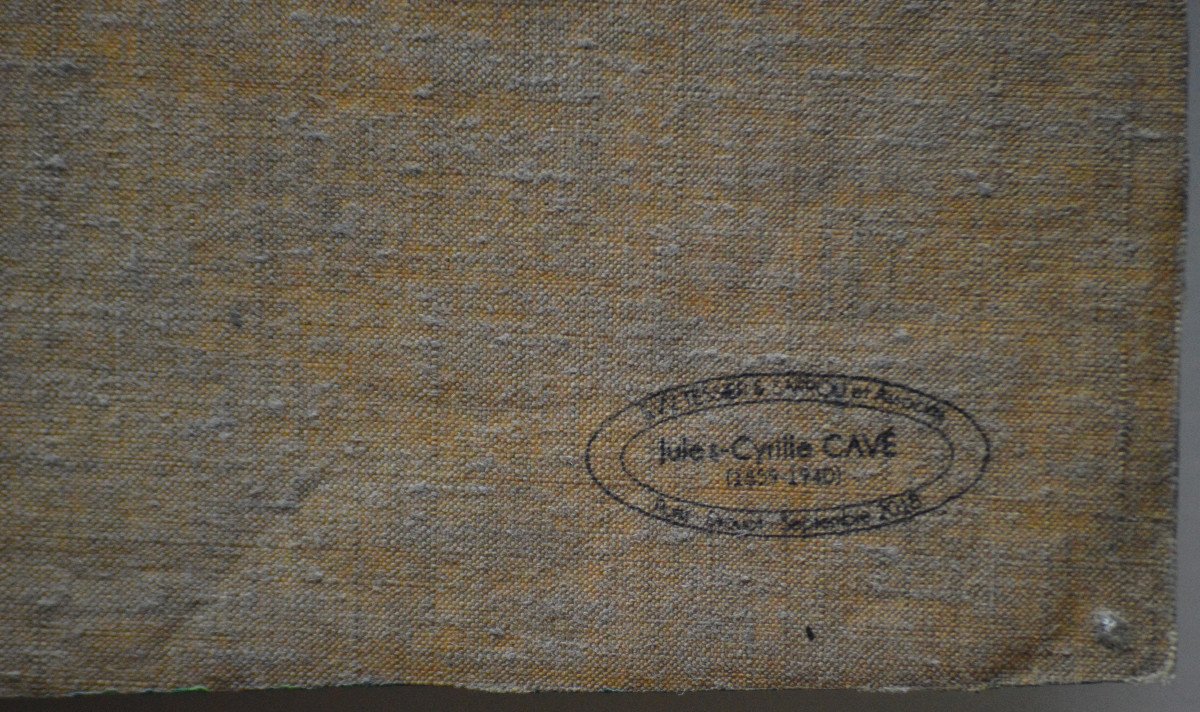 Jules-cyrille Cavé 1859-1940. "countryside."-photo-4