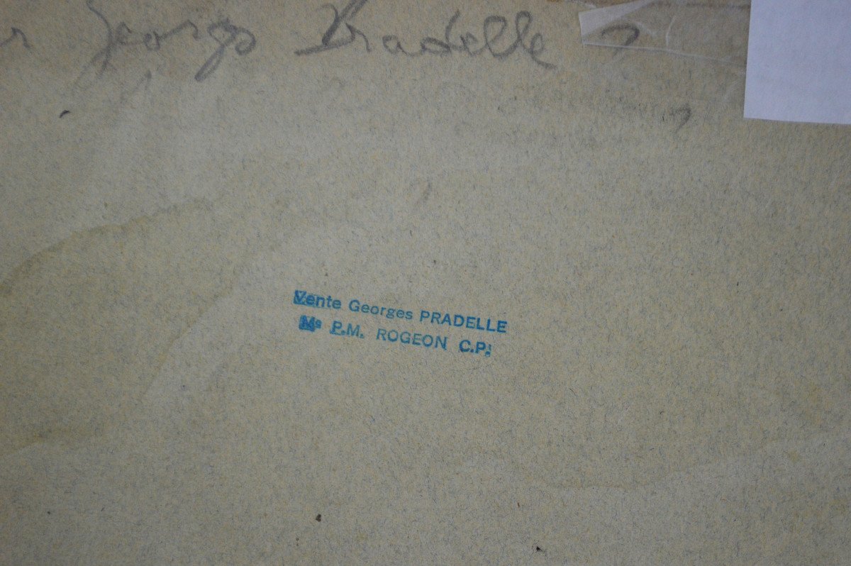 Georges Pradelle 1865-1934. "theater Decor Project."-photo-3