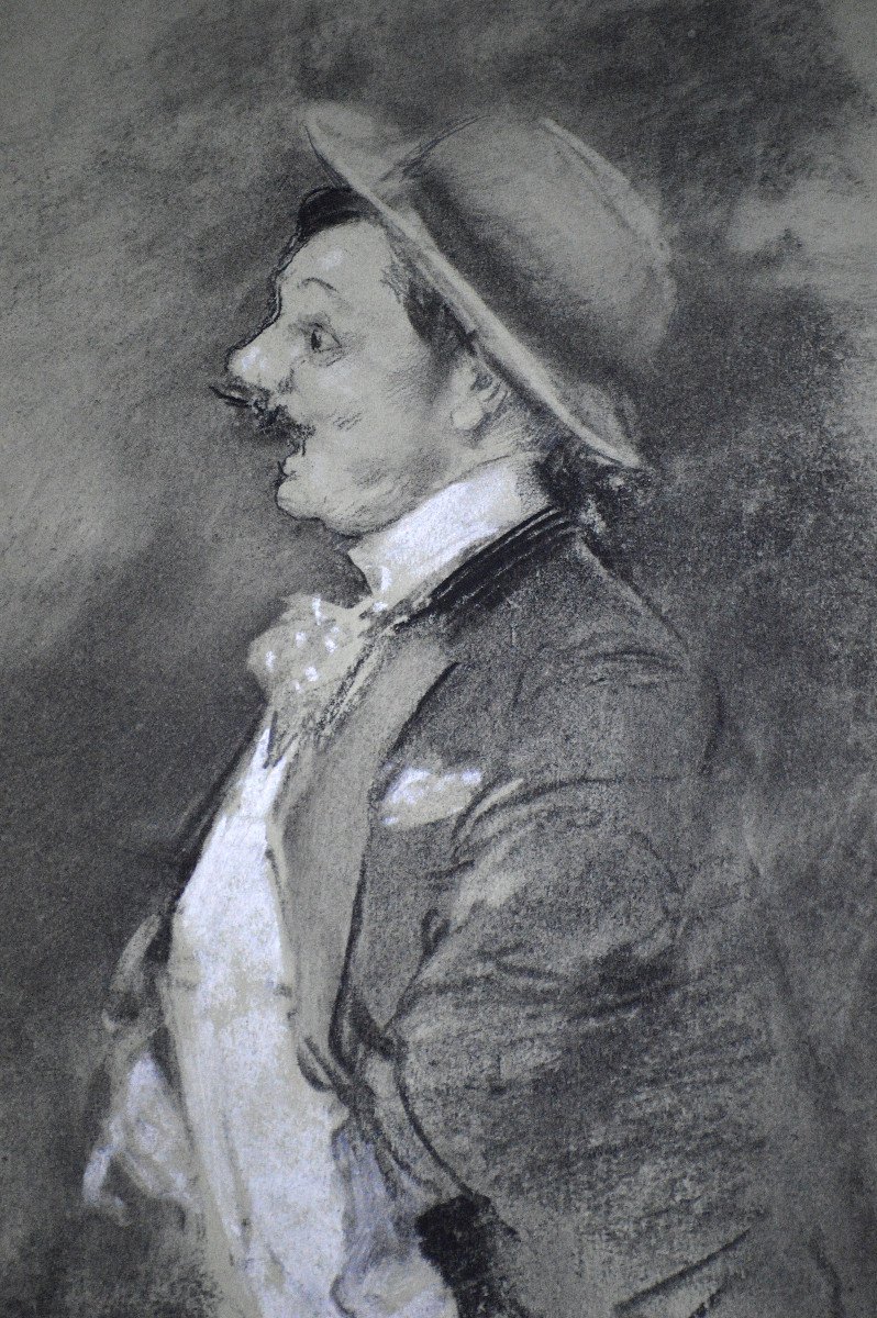 Antoine Calbet 1860-1944.   "Chanteur de music-hall."-photo-4