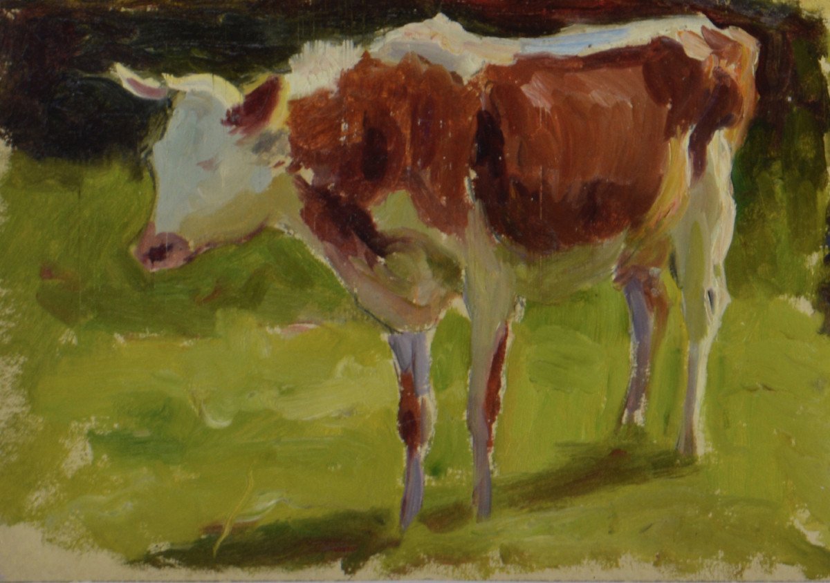 Charles Wislin 1852-1932. "Vaches."-photo-3