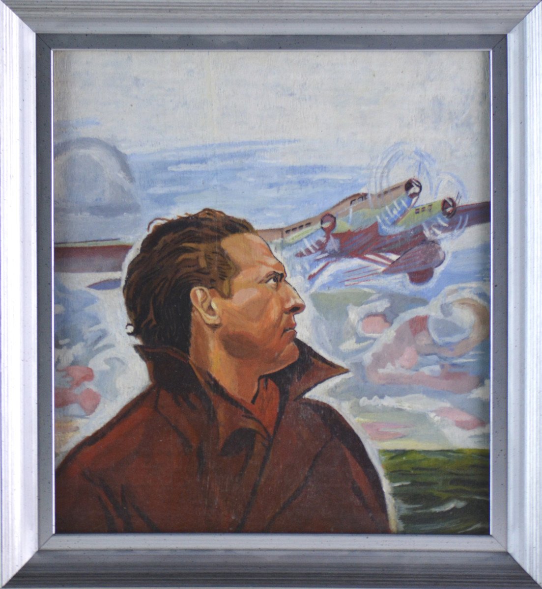 Portrait Of Jean Mermoz. Around 1940/1950.