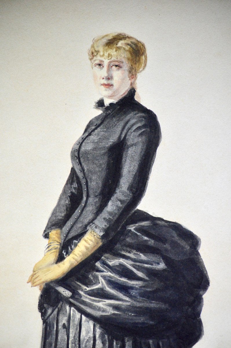 Anna Formstecher 1848- ?  "Élégante."-photo-4