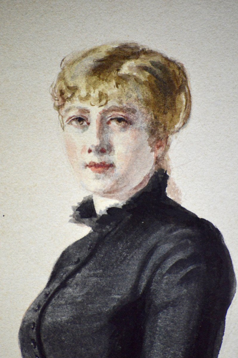 Anna Formstecher 1848- ?  "Élégante."-photo-1