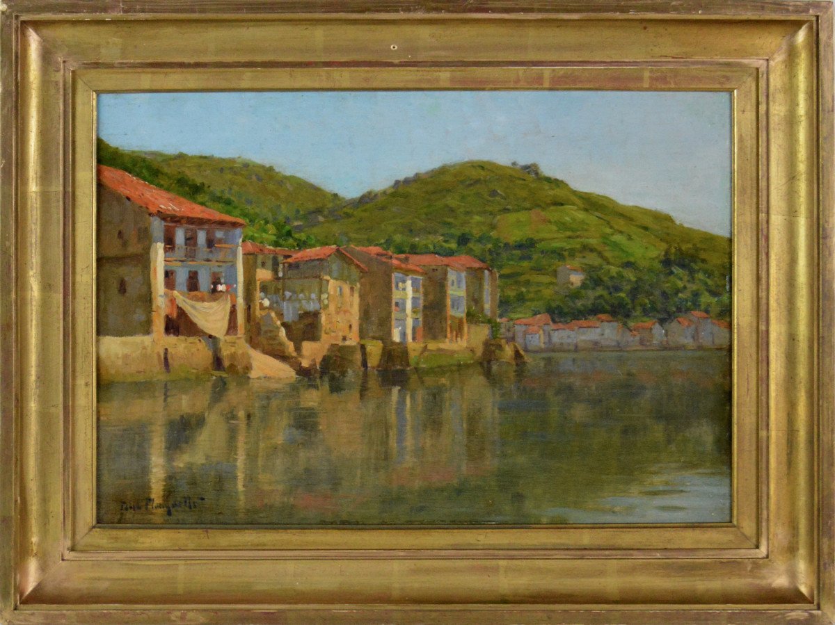 Félix Planquette 1873-1964. “mediterranean Landscape.”