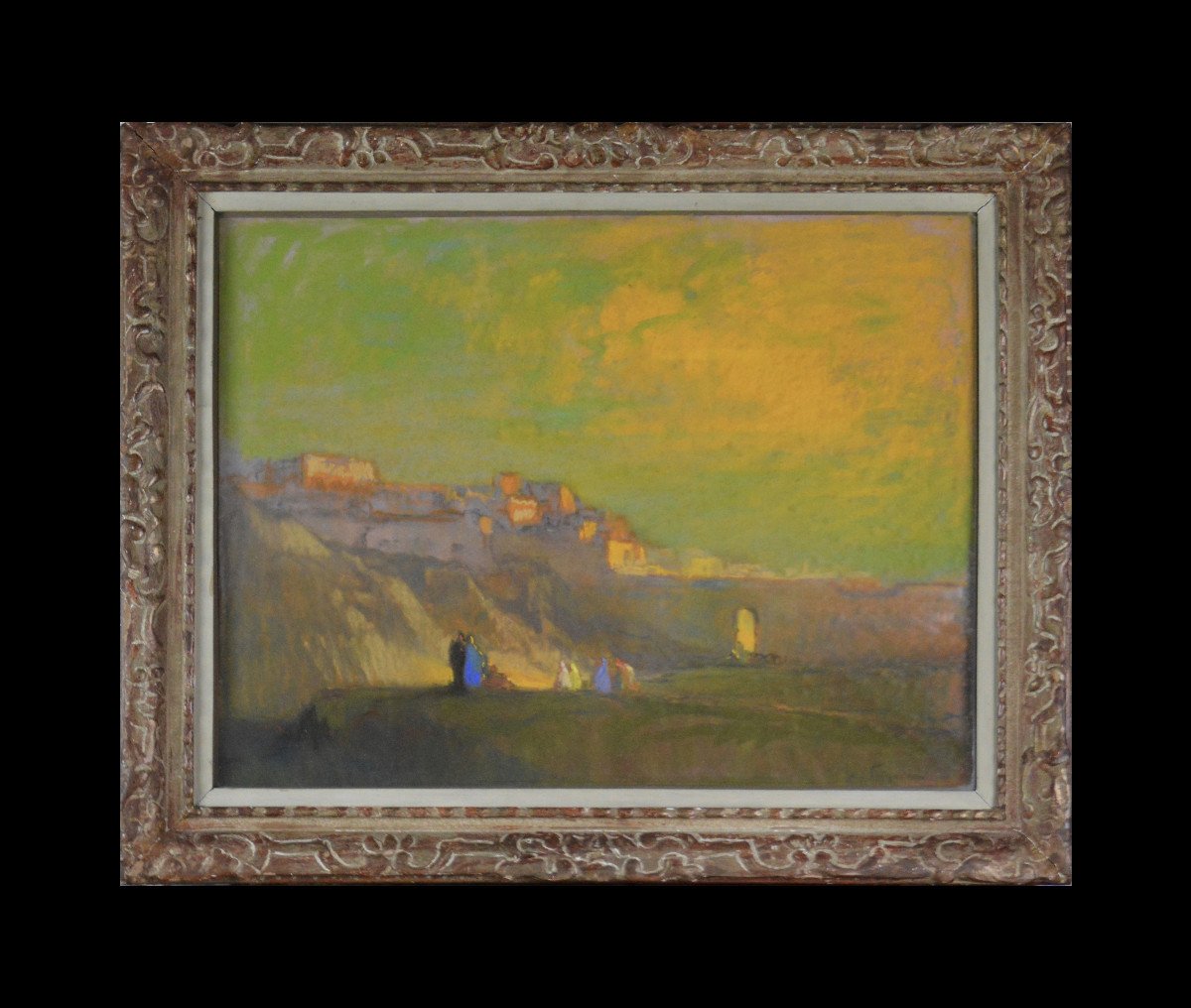 Marcel Feguide 1888-1968. "Paysage Orientale."-photo-2