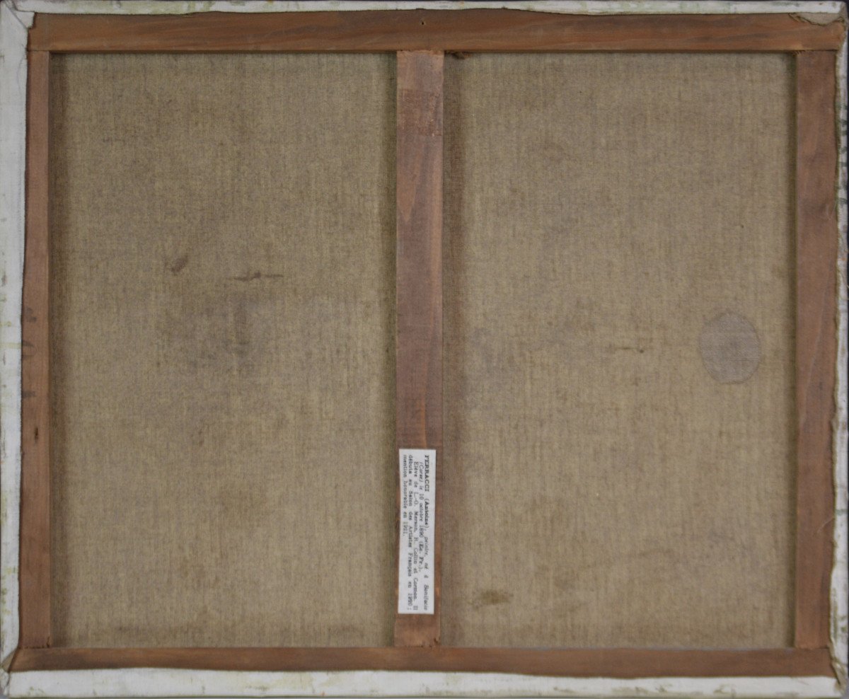 Antoine Ferracci 1890-1984. “fawn Landscape.”-photo-2