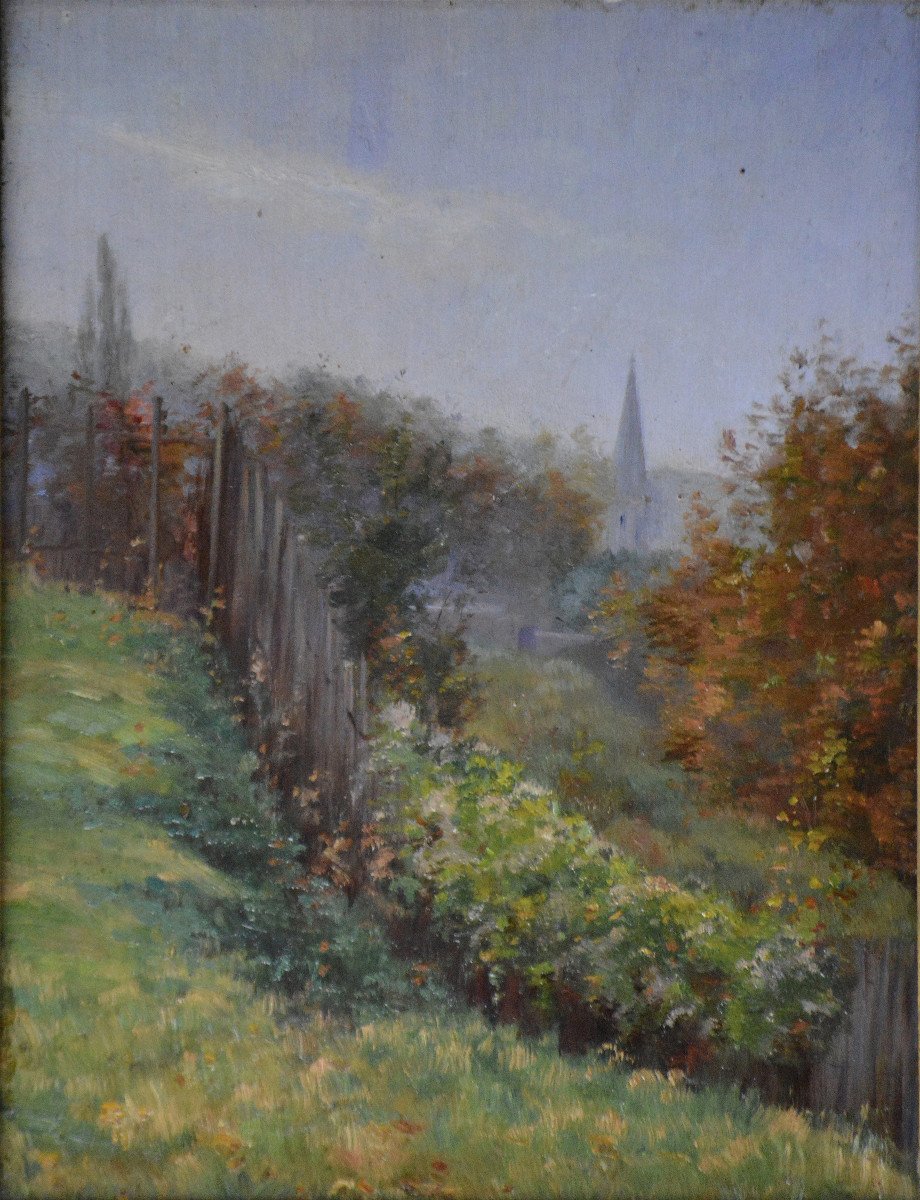 French School Circa 1900. "landscapes."-photo-3