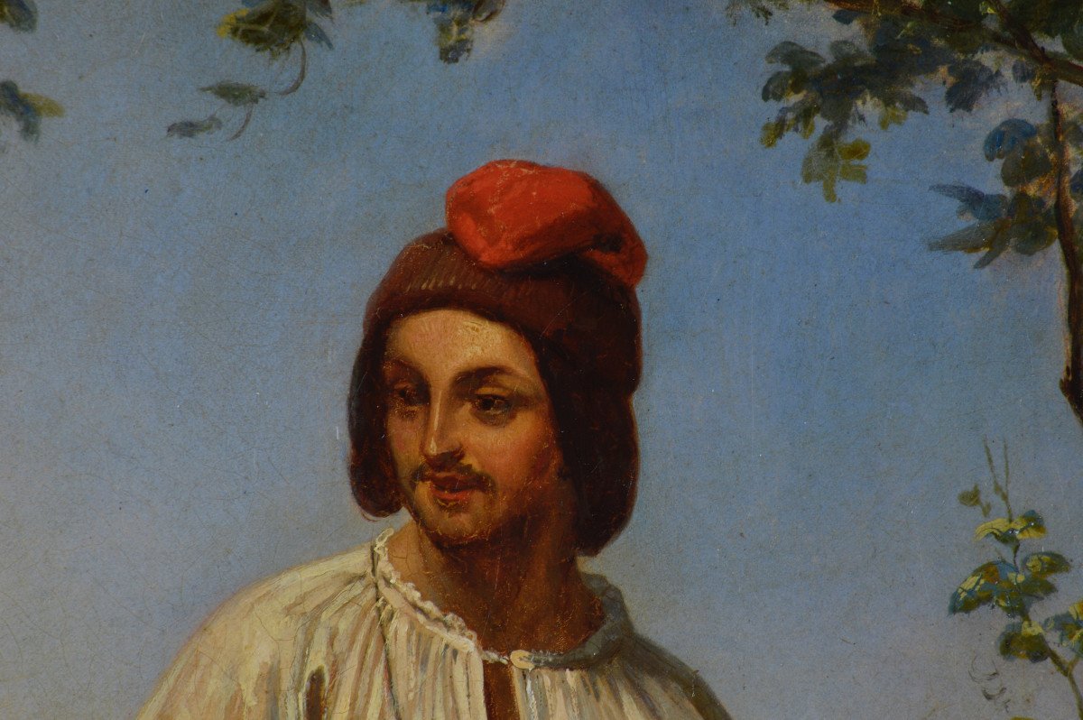 Auguste Antoine Massé 1795-1836. “neapolitan Family.”-photo-5