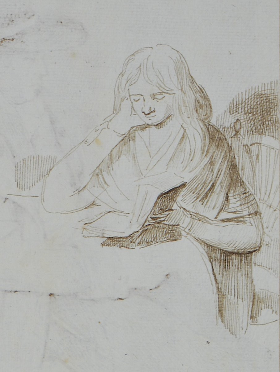 Marie Adélaïde Castellas Moitte 1747-1807. “Homme assis.”-photo-2
