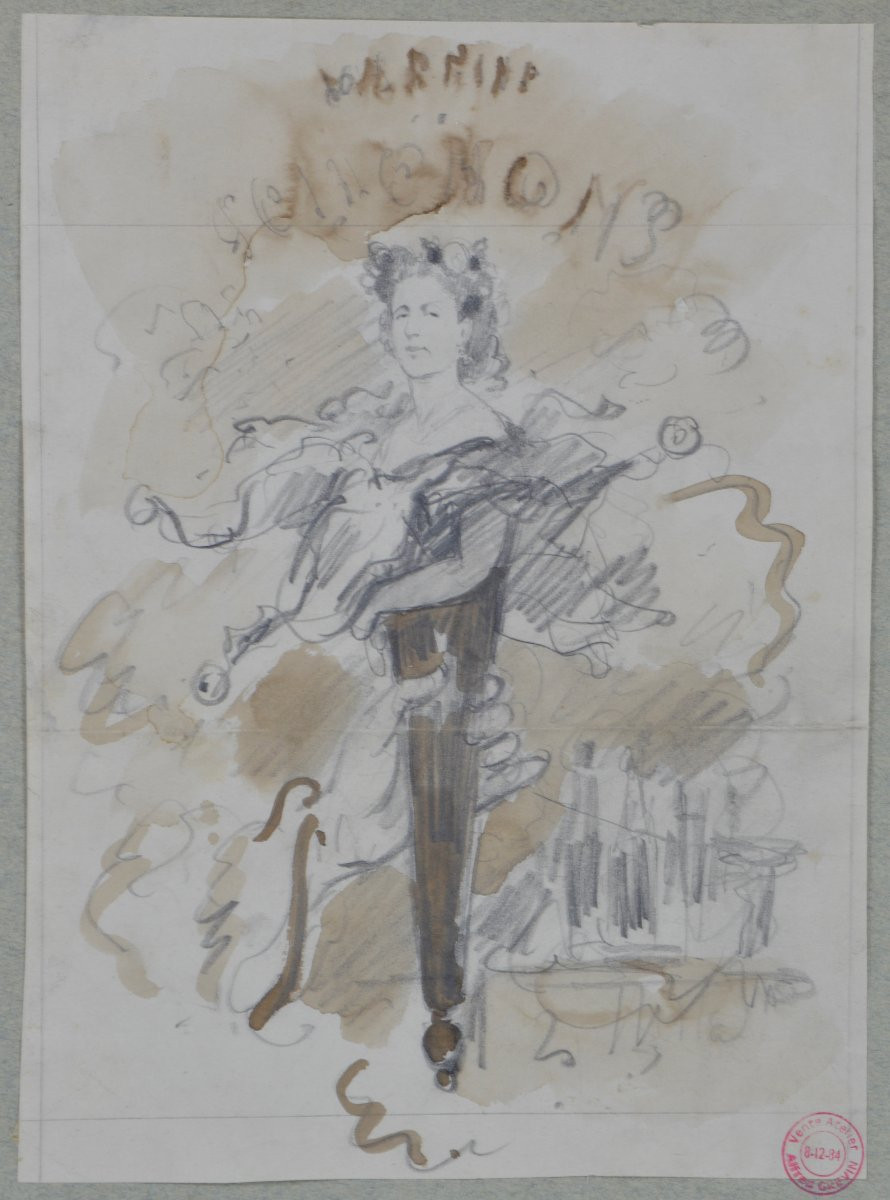 Alfred Grévin 1827-1892.  " La reine des ..."-photo-4