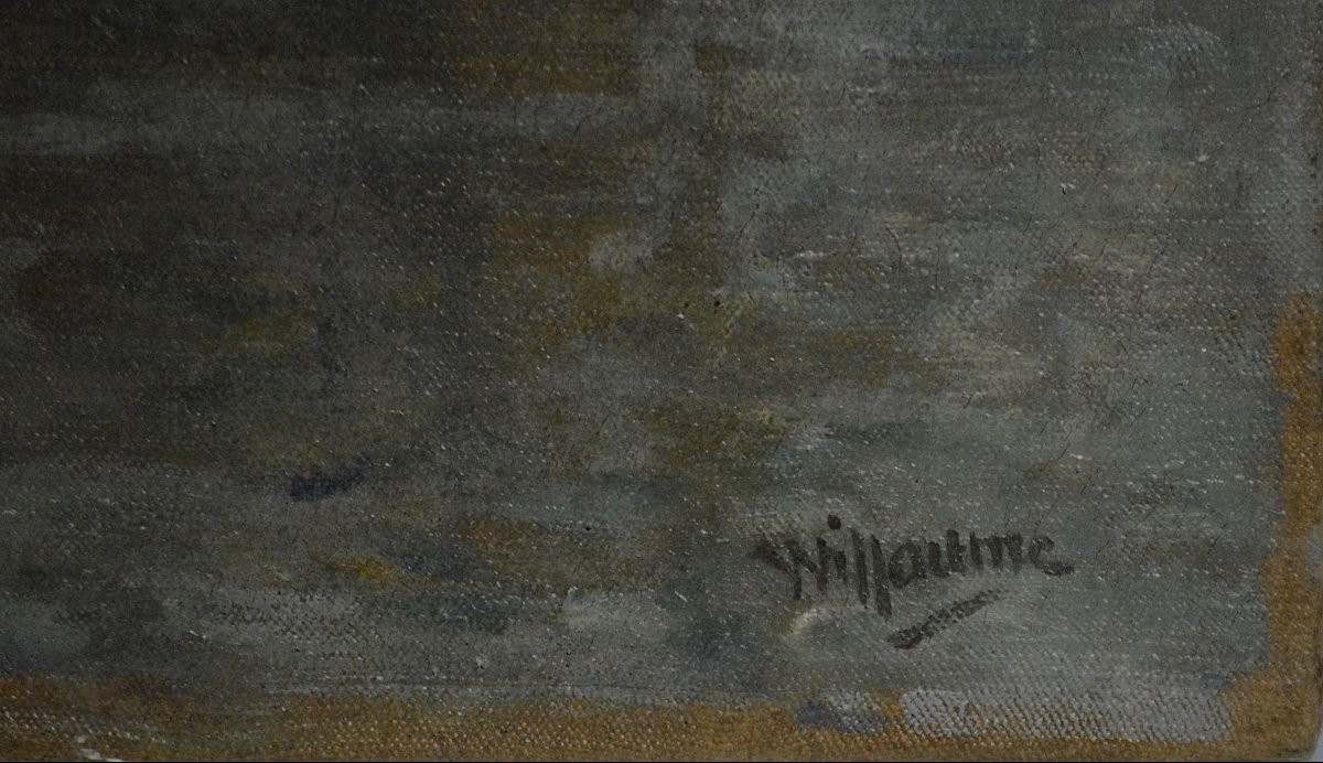 Louis Wuillaume 1874-1949. "L'institut à Paris quai Conti."-photo-3
