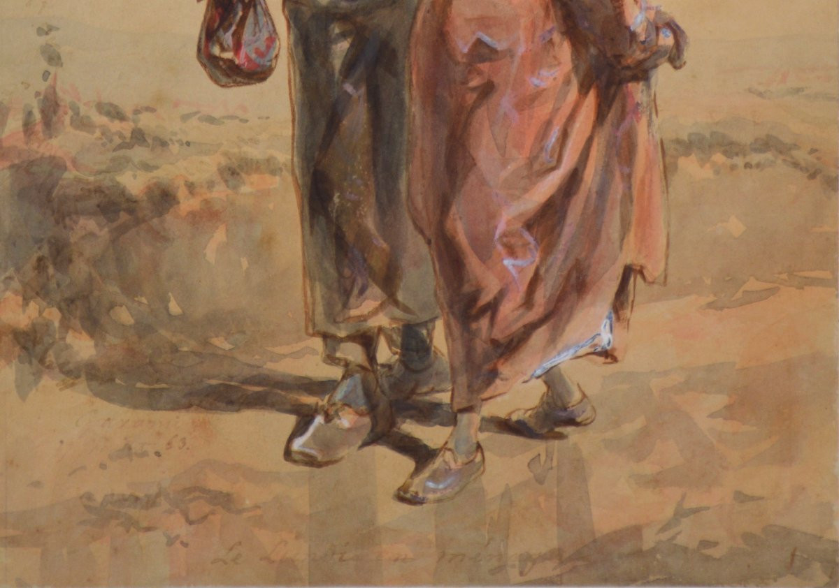 Paul Gavarni 1804-1866. "Le lundi en ménage."-photo-2