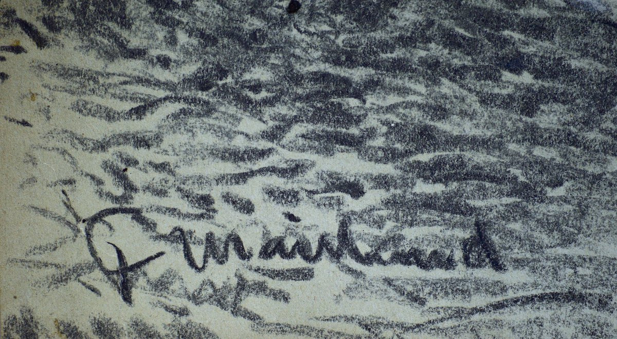 Fernand Maillaud 1862-1948. "lakeside."-photo-4