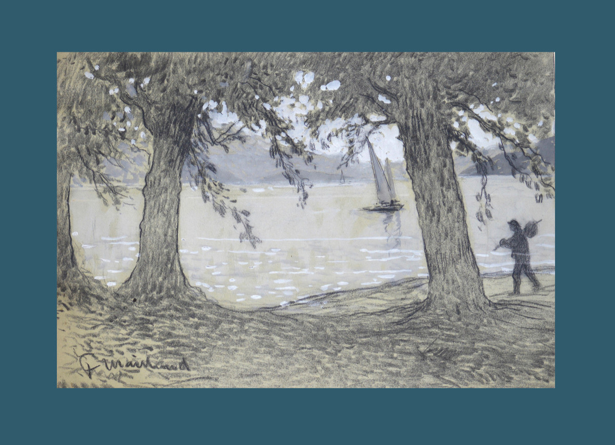 Fernand Maillaud 1862-1948. "lakeside."