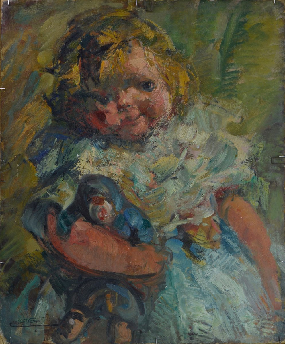 Luc Lafnet 1899-1939. "nude Of A Woman."-photo-4