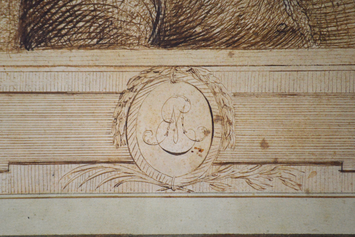 École Française du XVIIIᵉ siècle. "Portrait de jeune garçon."-photo-1