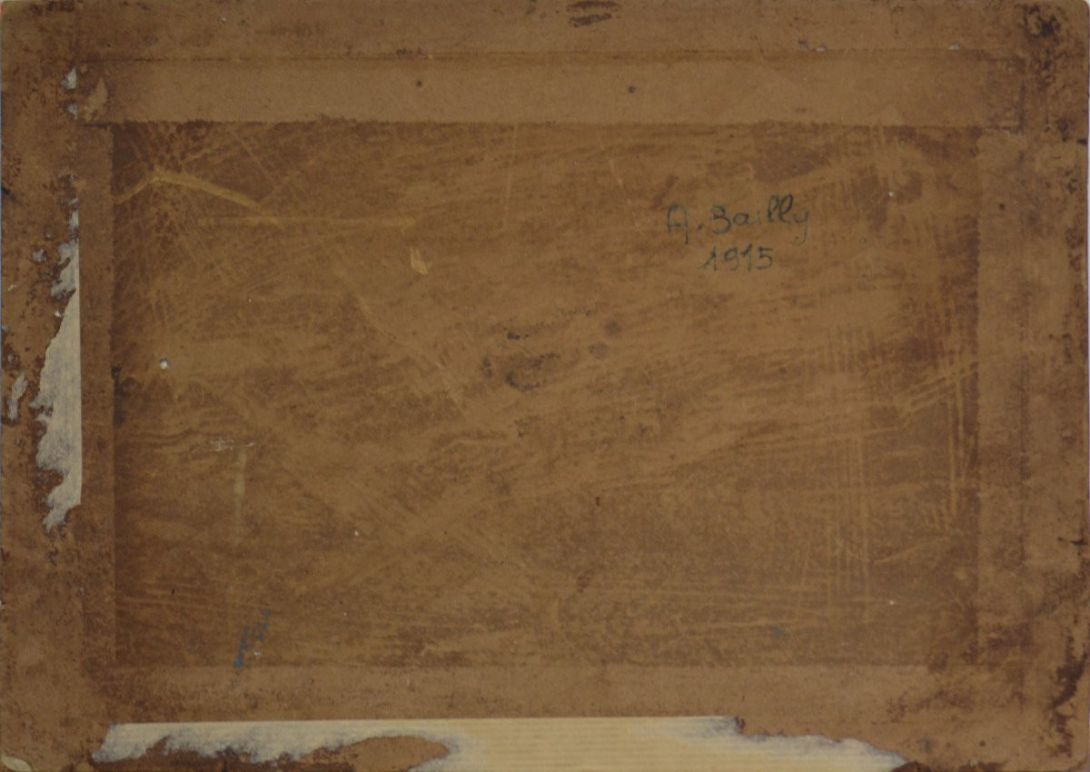 Alexandre Bailly 1866-1949. "Paysage."-photo-4