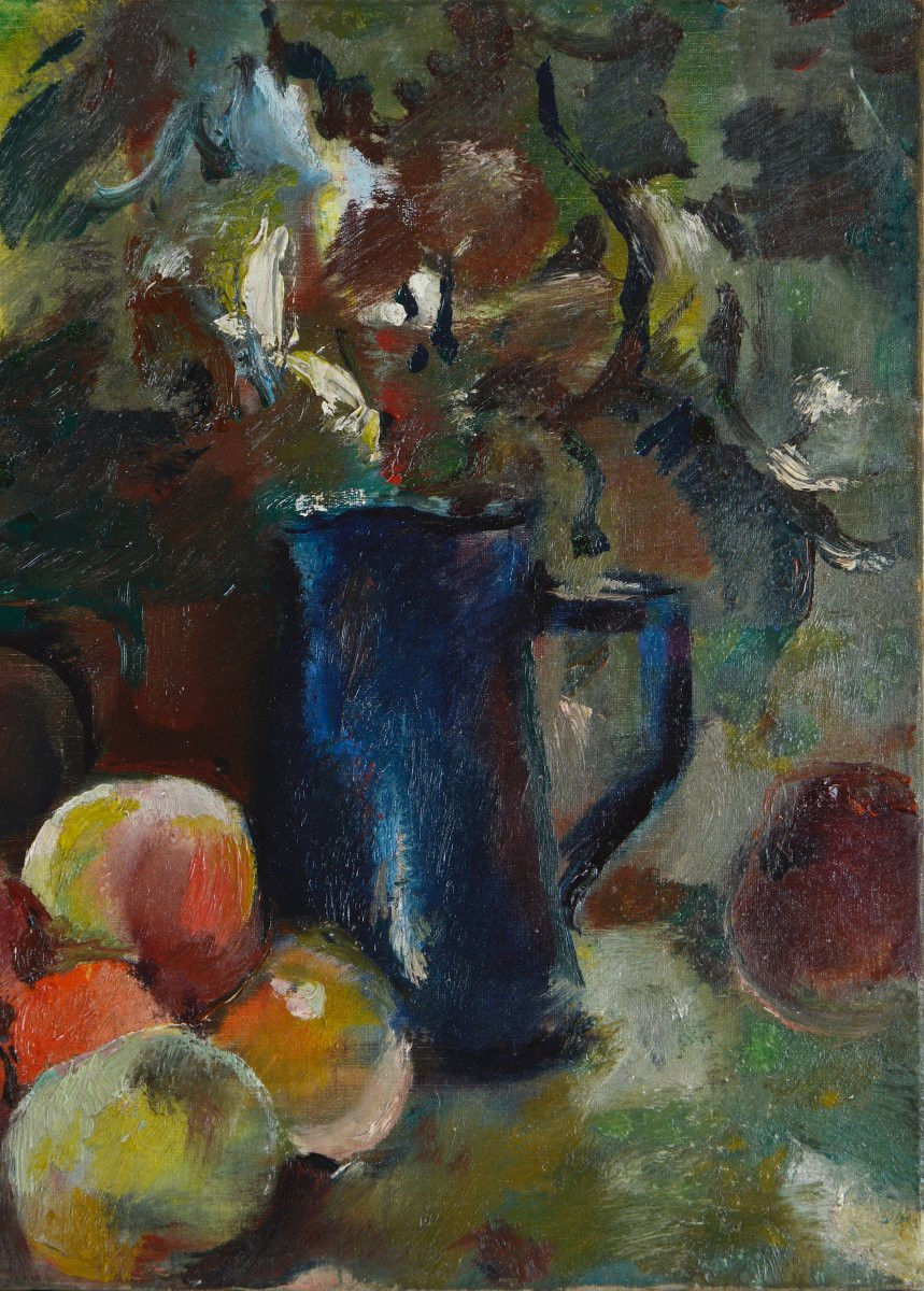 French School, Circa 1930. "still Life."-photo-4