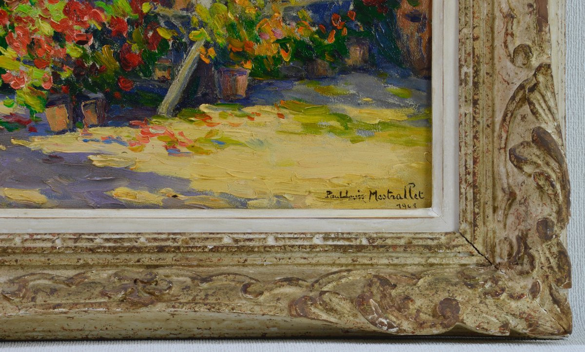 Paul-louis Mestrallet, Born In 1886. "a Corner Of The Garden."-photo-4