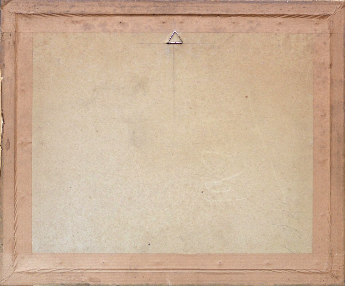 Charles Emmanuel Jodelet 1883-1969. "fisherman In Douarnenez."-photo-3