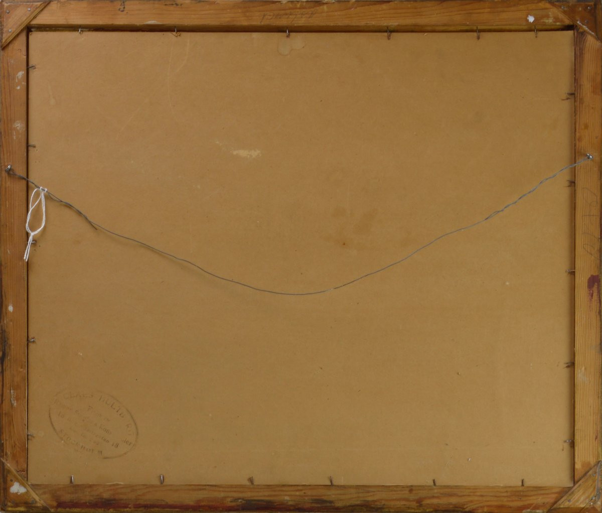 Johan Elis åslund 1872-1956. Swedish School. "young Woman Holding A Kitten."-photo-5