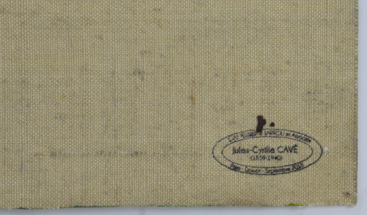 Jules Cyrille Cavé 1850-1940. "apple Tree."-photo-3