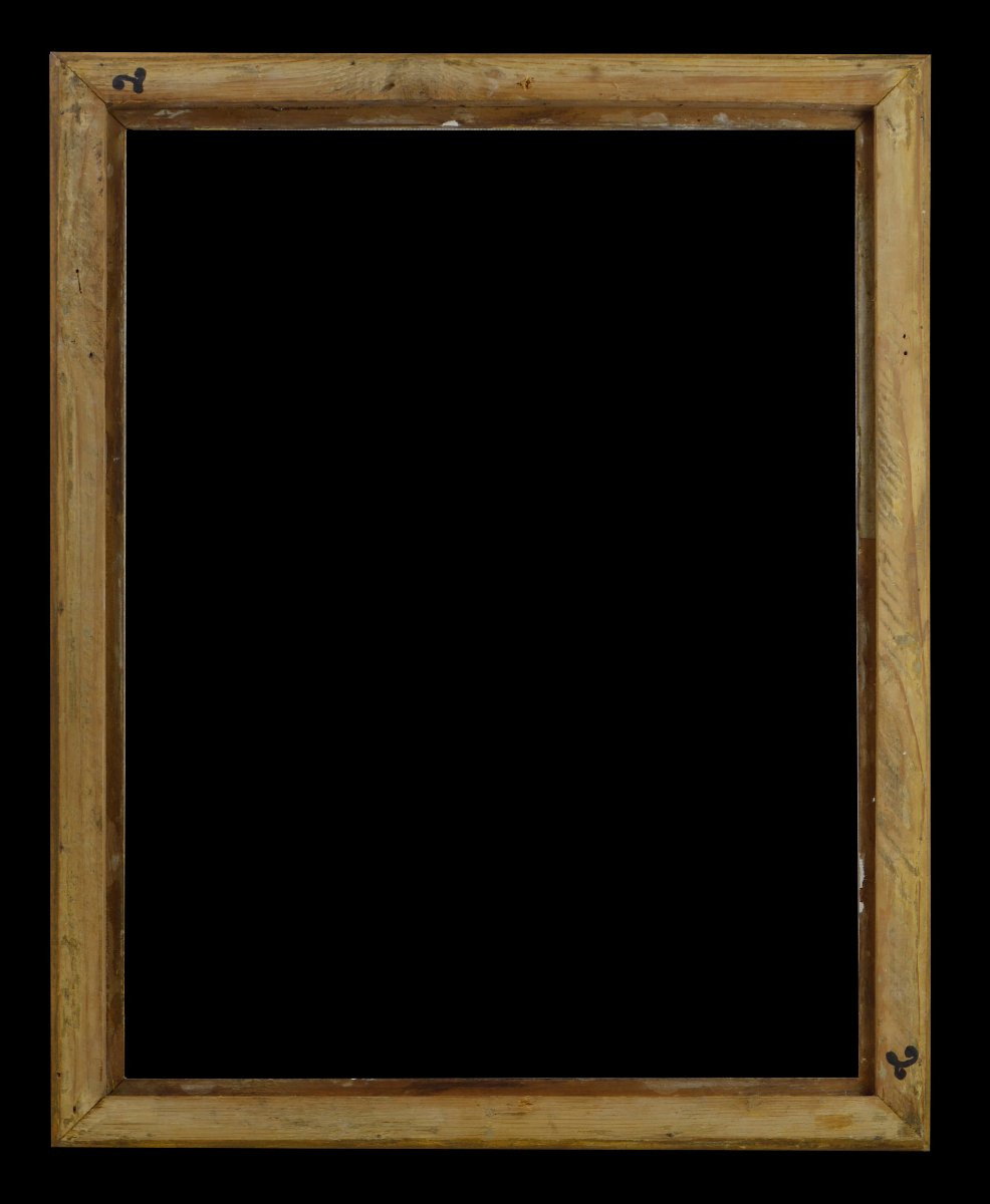 Cadre en bois sculpté d'époque Louis XVI.-photo-4