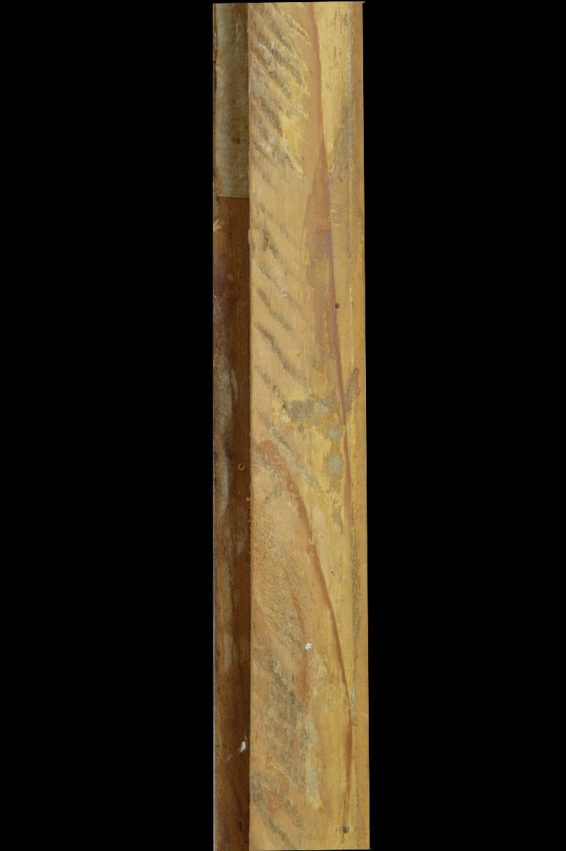 Cadre en bois sculpté d'époque Louis XVI.-photo-2