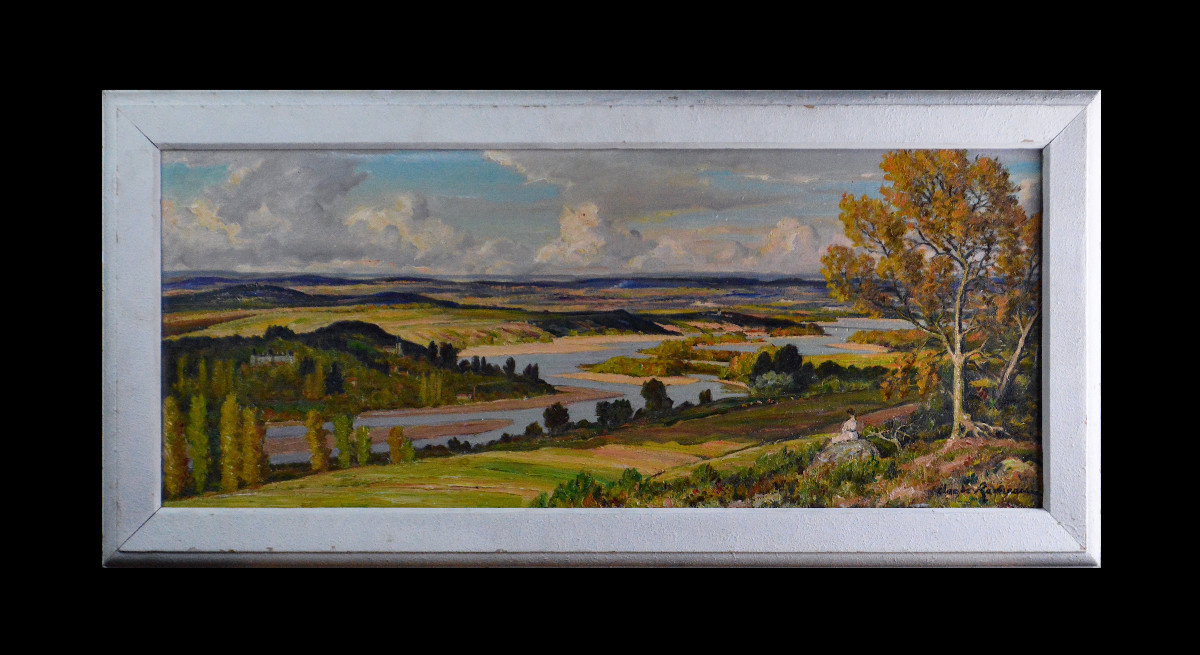 Claude Rameau 1876-1955. "the Banks Of The Loire."