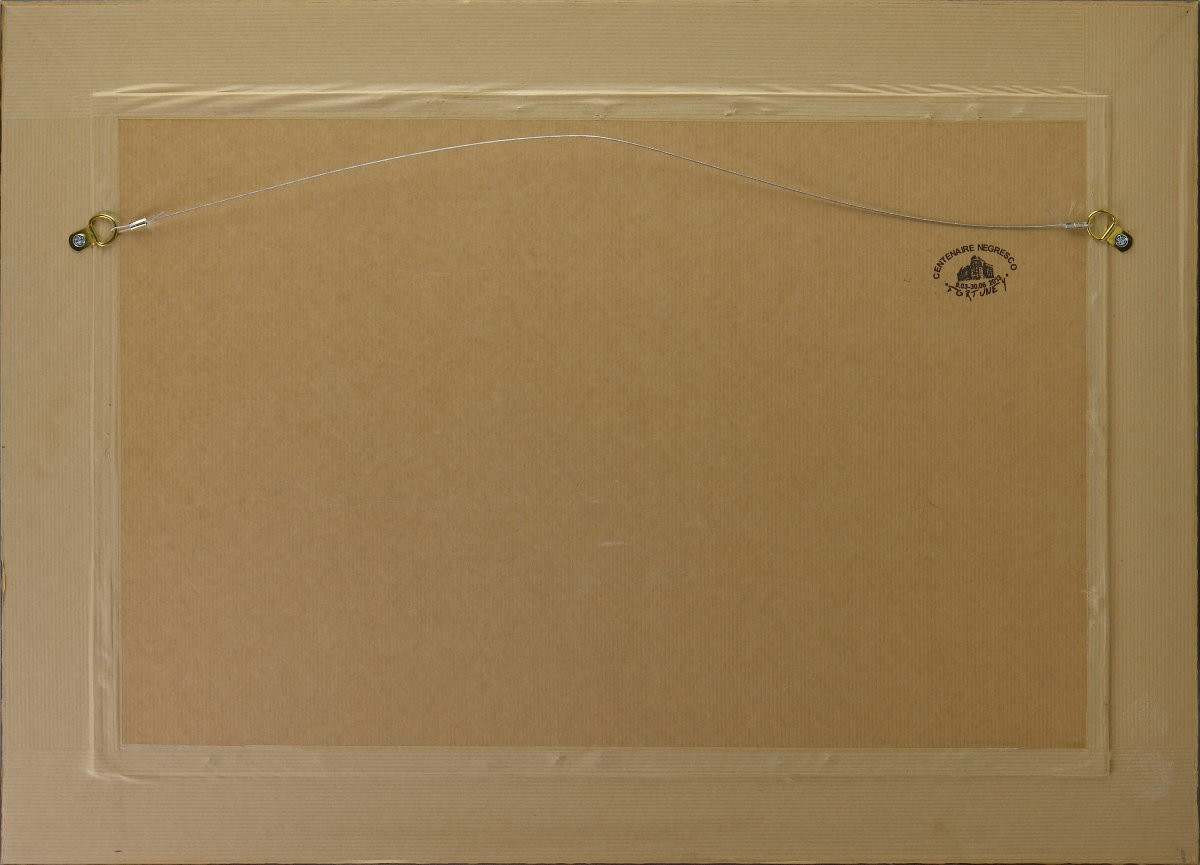 Louis Fortuney 1875-1951. "Sous la treille." -photo-5