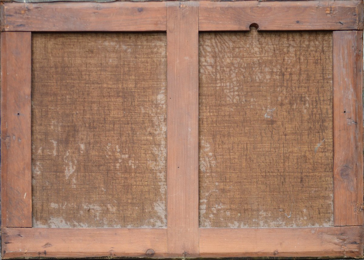 Horace Antoine Fonville 1832-1914. "Paysage."-photo-3