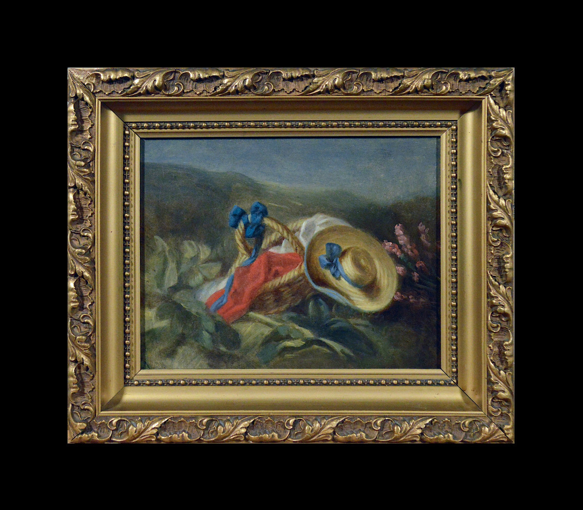 Fanny Geefs-Corr 1807-1883. École Belge. "Nature morte champêtre." 