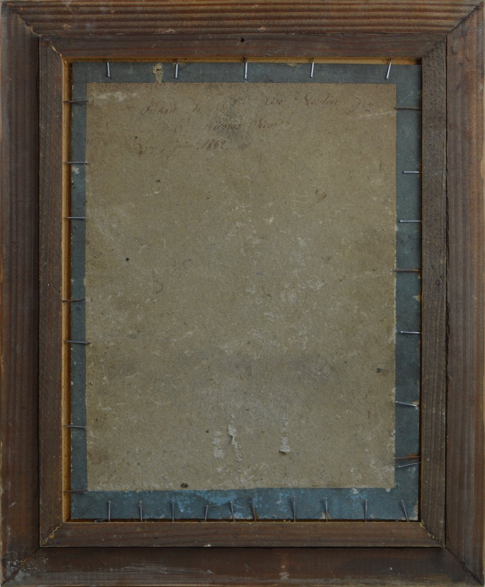 Nicolas Sicard 1846-1920. "Portrait de Mademoiselle Lise Verdier."-photo-4