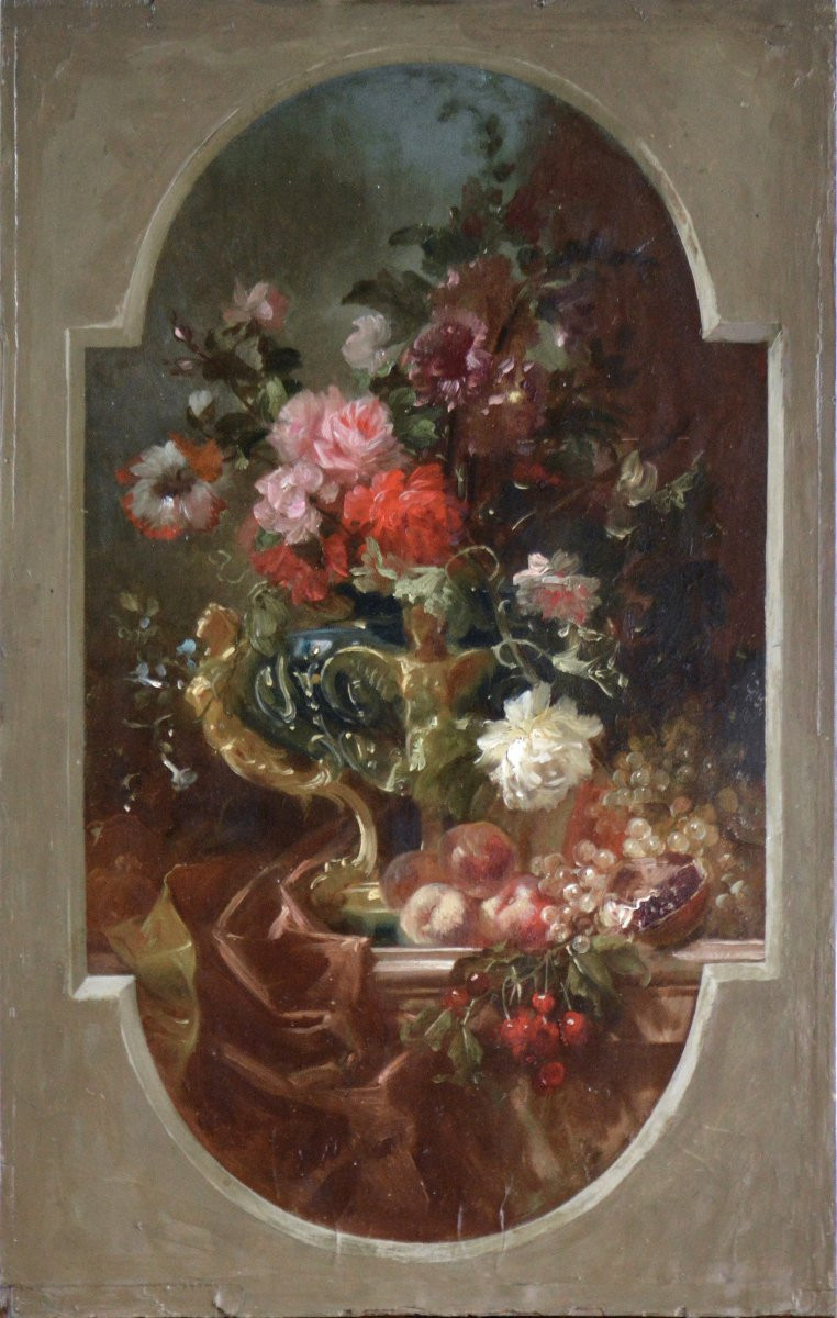 French School, 19th Century. "still Life." -photo-2