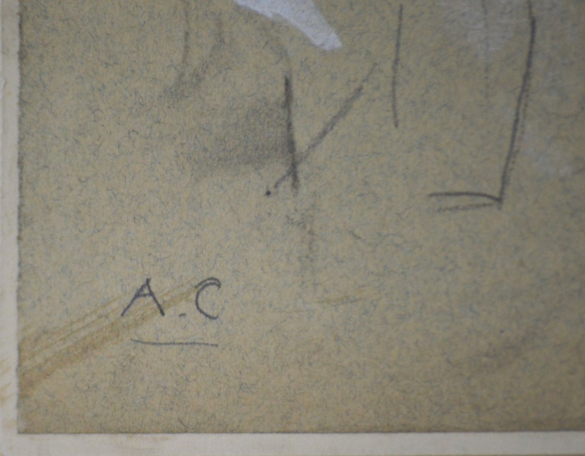 Antoine Calbet 1860-1944. “portraits Of Women.” -photo-1