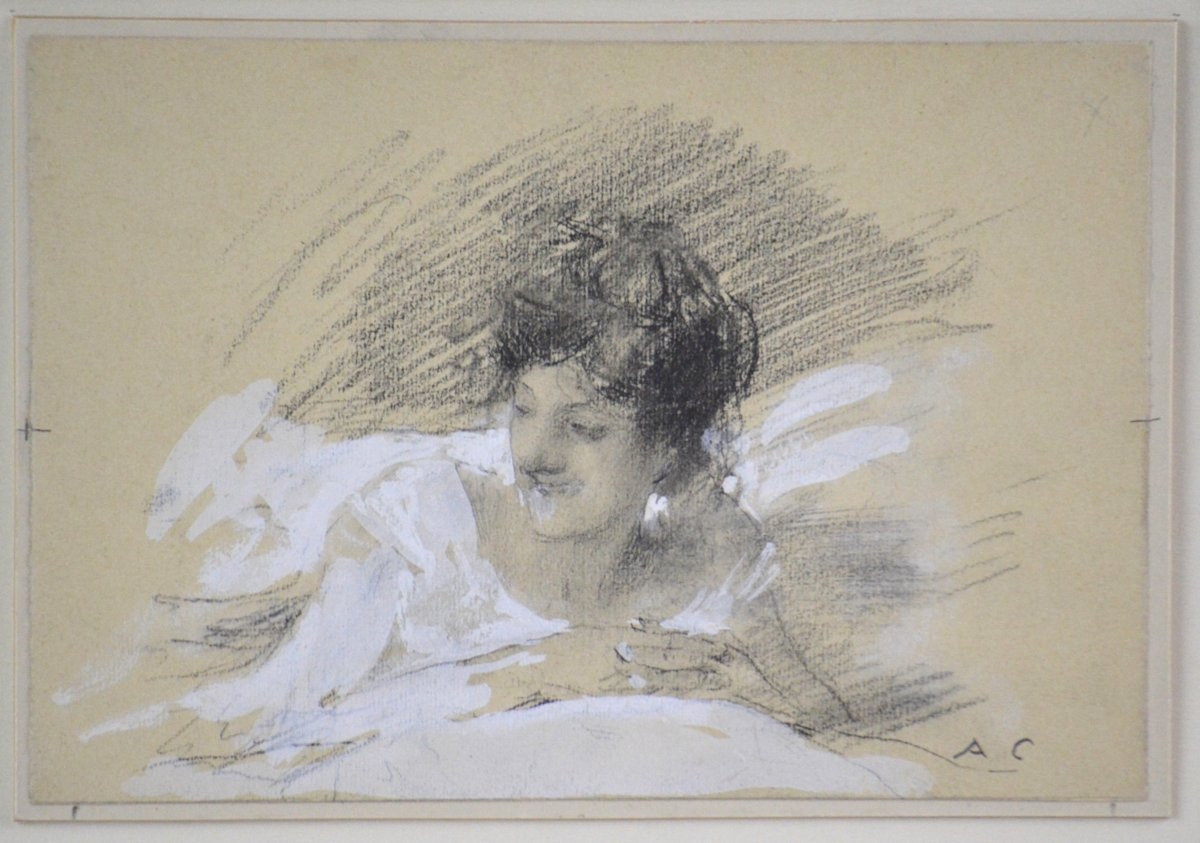 Antoine Calbet 1860-1944. “portraits Of Women.” -photo-2