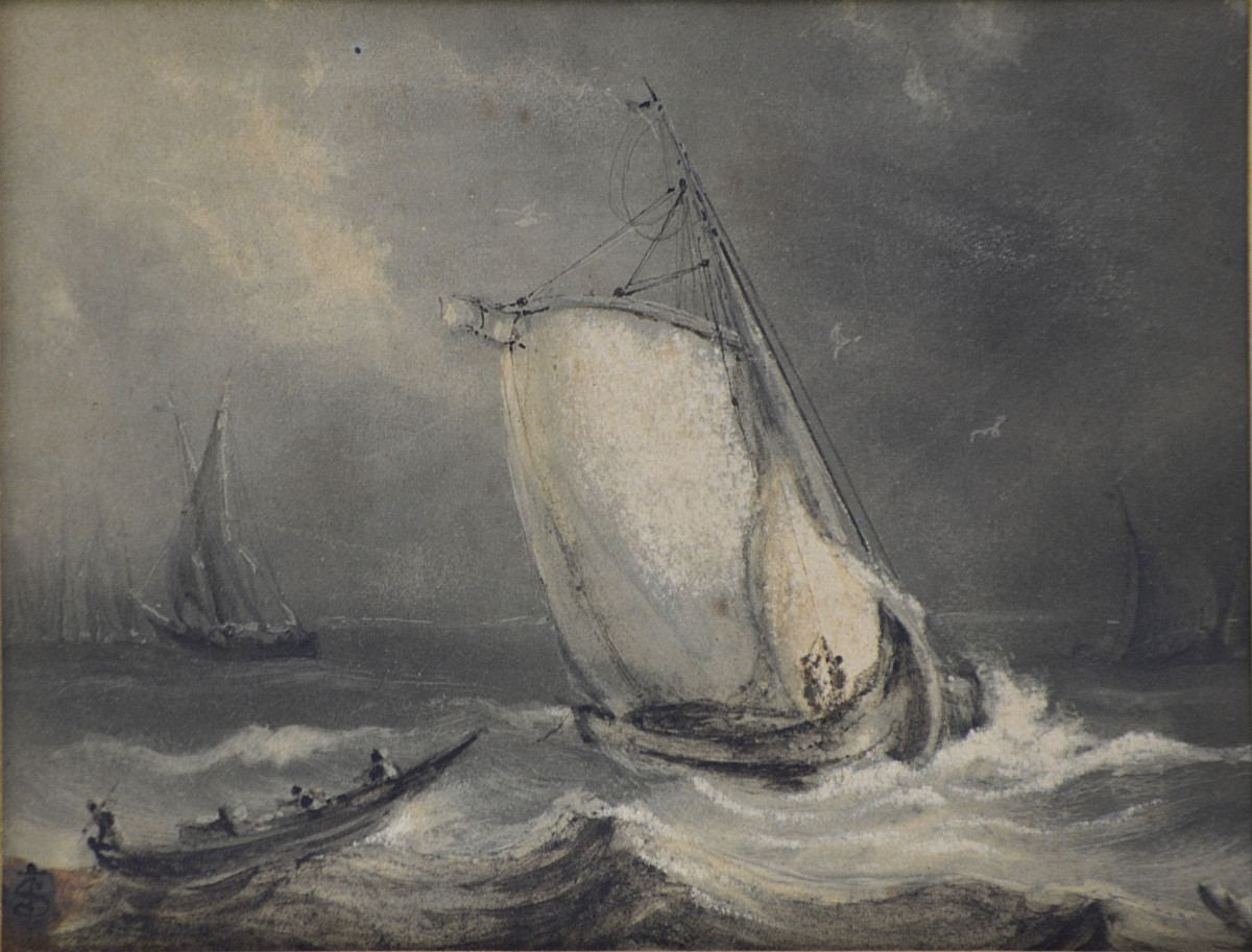 École Européenne XIXᵉ siècle. "Marine."