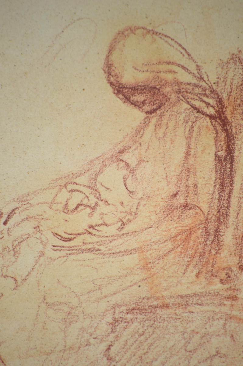 Eugène Anatole Carrière 1849-1906. "Maternité."-photo-3