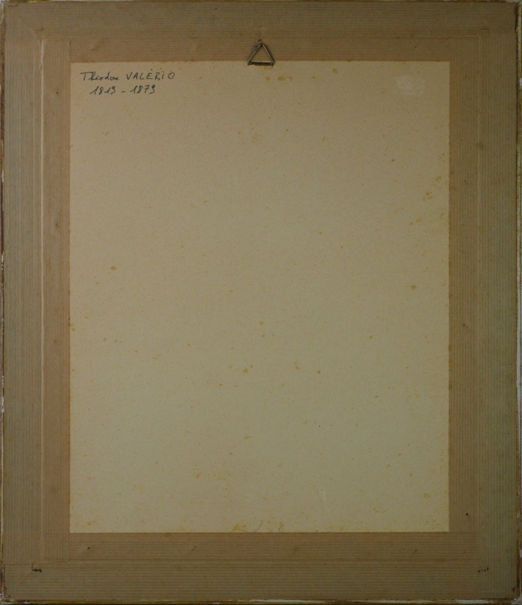 Théodore Valerio 1819-1879. "Mère et enfants."-photo-5