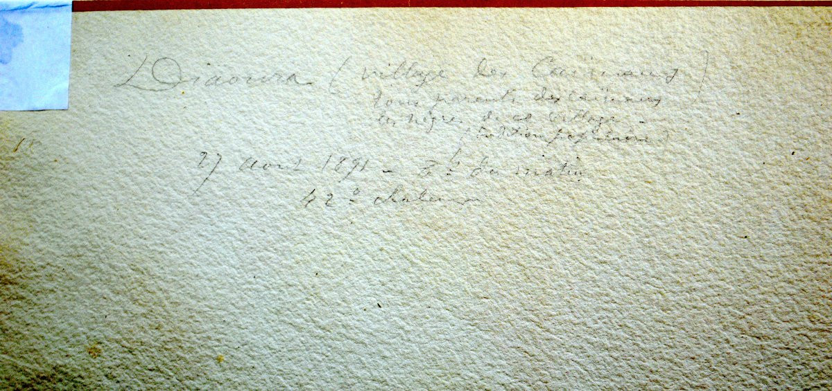  Gaston Roullet 1847-1925. "Diaoura Sénégal, Village des Caïmans." -photo-7