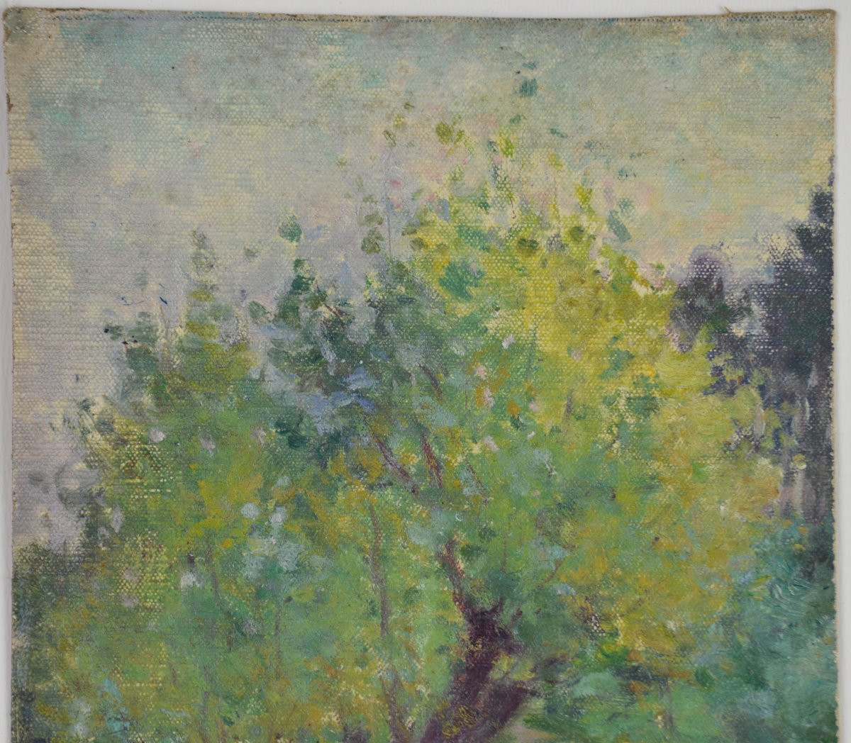 Jules-cyrille Cavé 1859-1940. "landscape."-photo-4